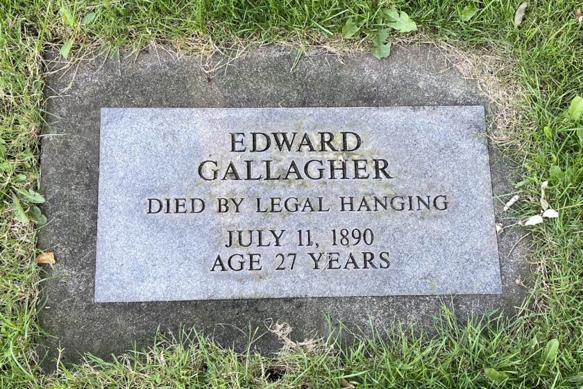 Edward Gallagher's headstone